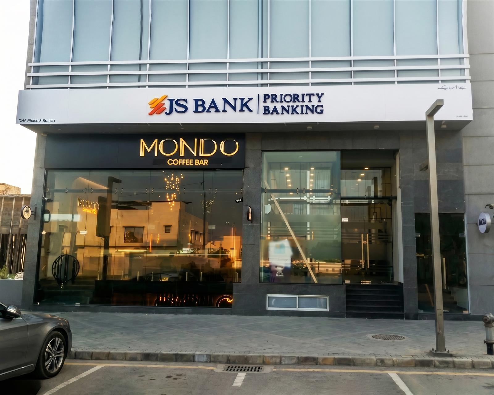 Retail Media fascia signage work